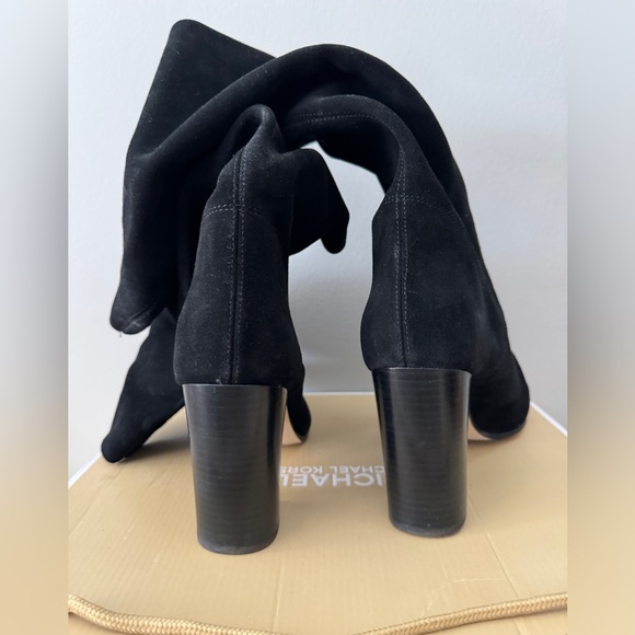Michael Kors black suede Leigh boot - Picture 7 of 11